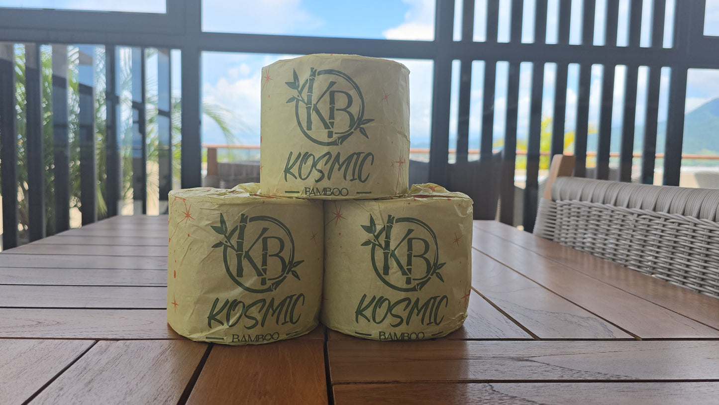 Jumbo Rolls of Bamboo Toilet Paper